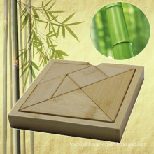 Bambu Tangram quebra-cabeça para o presente promocional